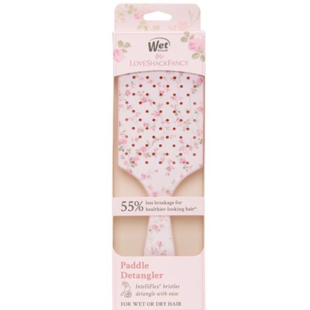 LoveShackFancy wet hair brush in English Ivy